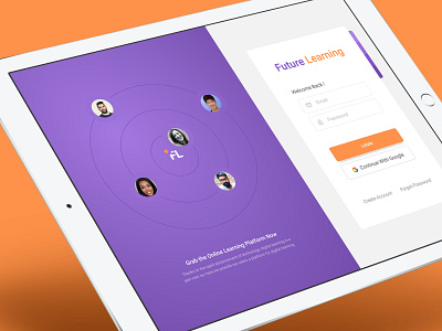 Future Learning Cover Design UI/UX