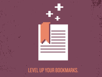 Level up your bookmarks flyer foomark level up promo