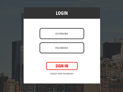 Simple Login admin admin interface clean login password simple username