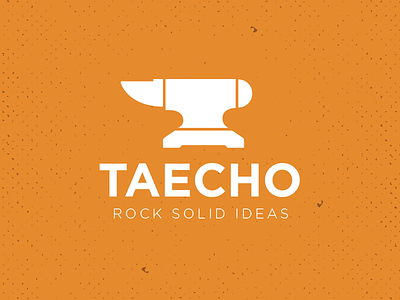 Rebranding Taecho anvil grit orange rebranding white
