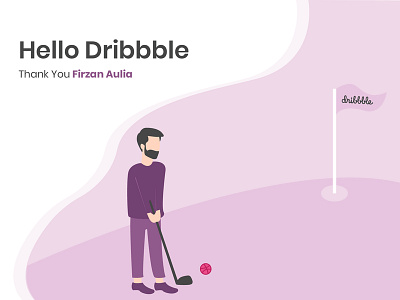 Hello Dribbble debut design firstshoot hello hello dribbble illustration