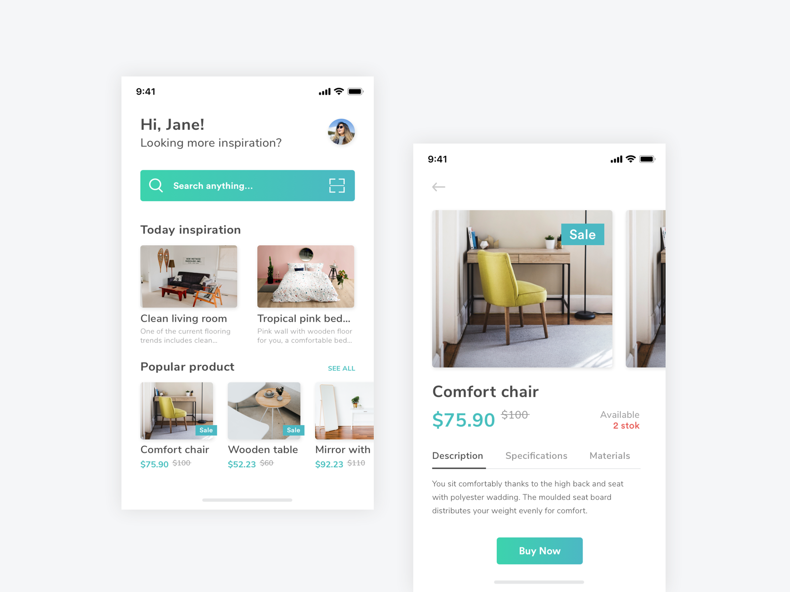 Design Interior Inspiration & Furniture App by Fitra Arie Budiawan on