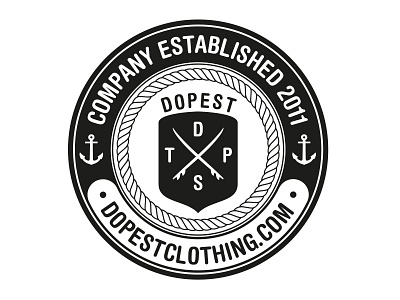 dopest clothing sticker 2 by Roman Hoffmann on Dribbble