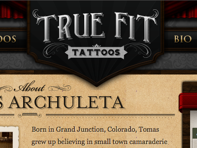 True Fit Logo Treatment