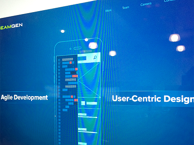 Overhaul agile blue design desktop flat mobile outline redesign tablet ux ux designer