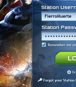 DCUO Launcher Login