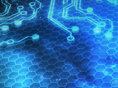 Honeycomb Background background blue circuit honeycomb perspective space tech