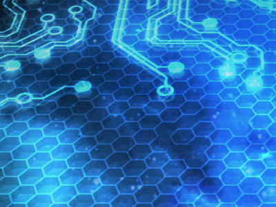 blue honeycomb background