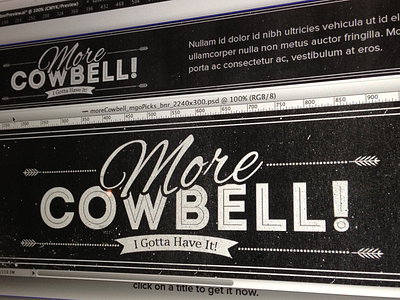 Cowbell cowbell texture xerox
