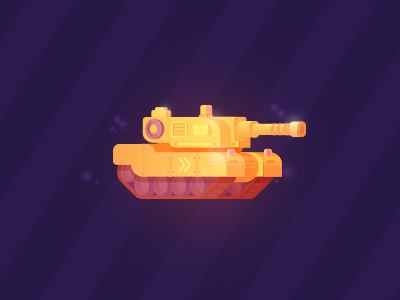 Tank #1 character game gradient illustration tank vector