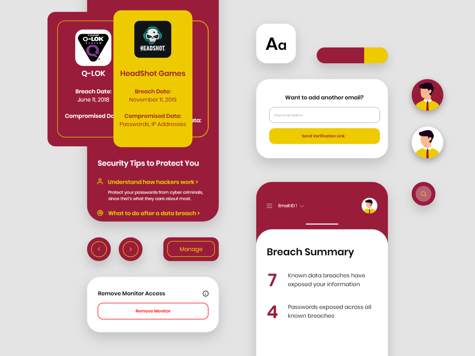 Data Monitoring App + Components by Ishan Srivastava on Dribbble