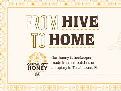 Capital City Honey Company - Brand & Package Design