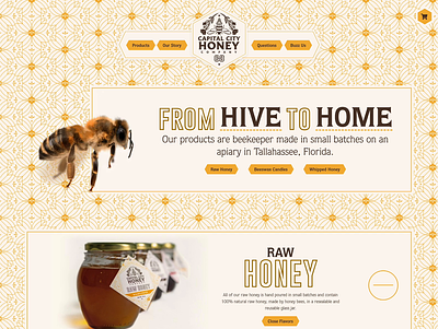 Capital City Honey Company - Website apiary bee building candle capital city hive honey star tallahassee