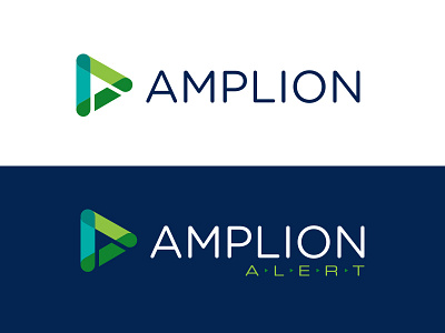 Amplion Logo a communications logo medical triangle