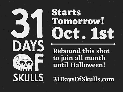 31 Days Of Skulls 31daysofskulls halloween skull