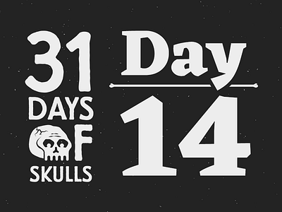 Day 14 - 31 Days of Skulls 31daysofskulls halloween skull