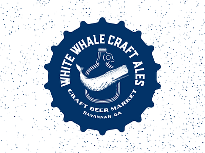 White Whale Craft Ales ales beer bottle cap cap craft growler market pendant whale wheel white