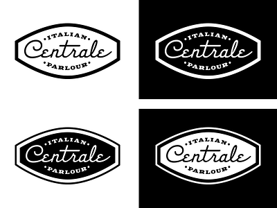Centrale Italian Parlour - Logo & Signage branding food identity italian logo parlour restaurant signage