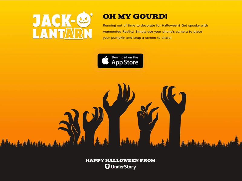 Jack-O'LantARn app ar halloween ios jackolantern ui