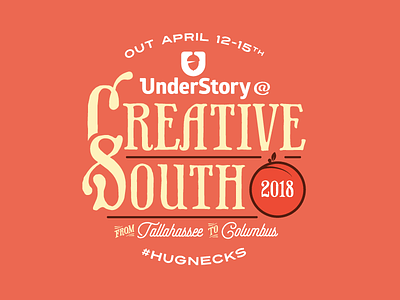 Creative South 2018 creative south cs18 hugnecks peach