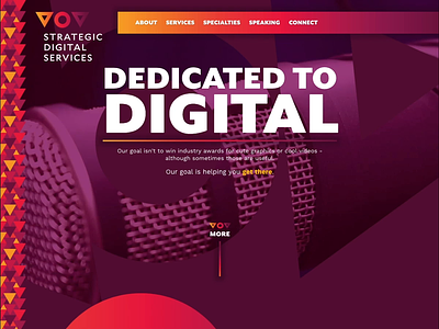 Strategic Digital Services Website animation digital ui video website