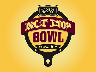 Madison Social BLT Dip Bowl blt bowl dip football logo skillet