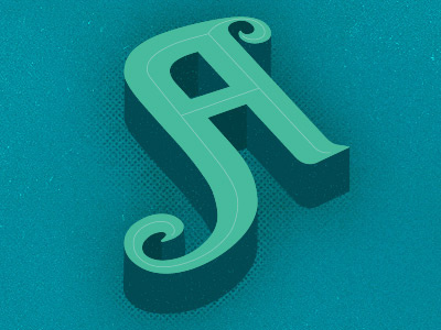 A alphabout lettering