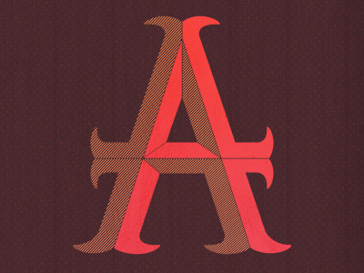 "A" fun summer day alphabout lettering typography