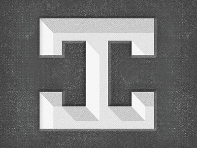 Alphabout - I alphabout grayscale i inset lettering texture typography
