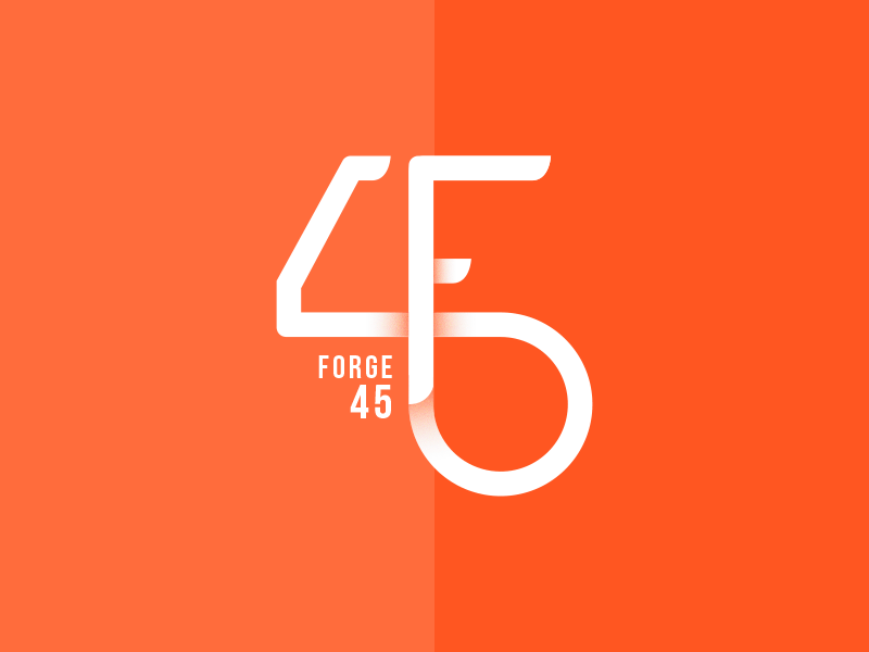 Forge 45 | Logo Concept Rework (2) concept design logo