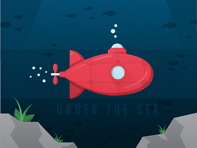 Submarine! design illustration