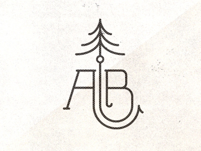 AB Hook Treatment branding design identity logo typography