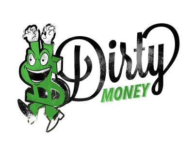 Dirty Money aardvark brigade branding logo pocket full of stinkies