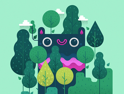 Cute Critters -2 characterdesign critter cute forest illustration monster