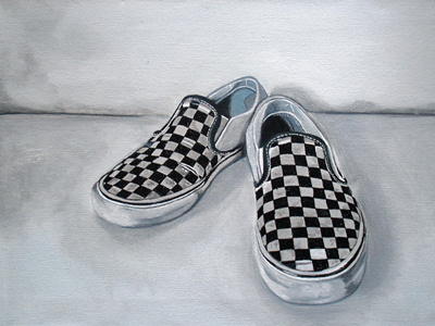 Vans acrylic painting shoes vans