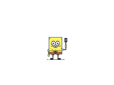 Bikini Bottom Characters character characters creative design digital art graphic ideas illustration vector