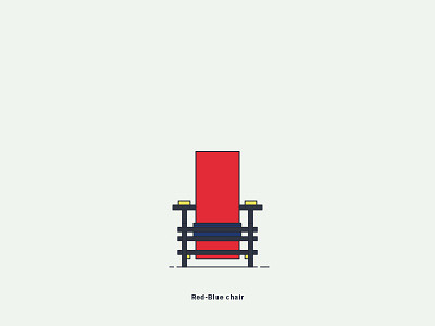 Red Blue Chair