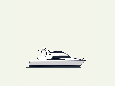 Puerto Banús / Marbella boat illustration port spain vector