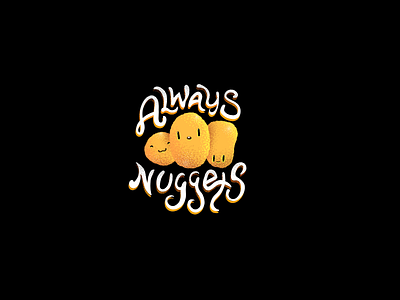 Always Nuggets characters chicken chicken nuggets cute cute art food foodie hand drawn nuggets procreate