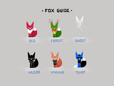 Fox Guide animal darth darth vader darthvader forest fox fox illustration foxes ghost ghosts illustration procreate thief vador viking vikings