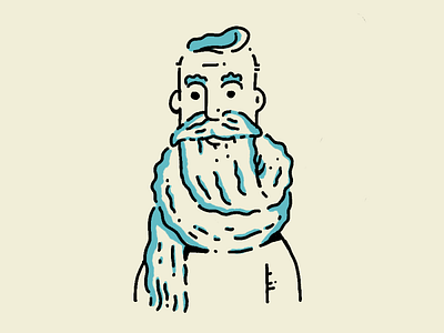 Beardo beard bearded beards drawing hand drawn hipster illustration procreate