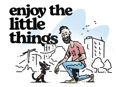 The little things animal content dog dogs drawing hand drawn happiness happy illustration little things pet procreate pup puppy