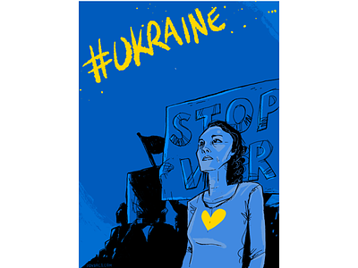 #ukraine hand drawn illustration love nowar peace procreate stopwar ukraine