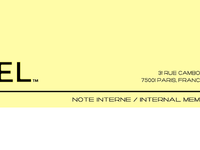 Internal Memo