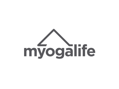 Myogalife logo brand branding excercise icon logo wordmark yoga