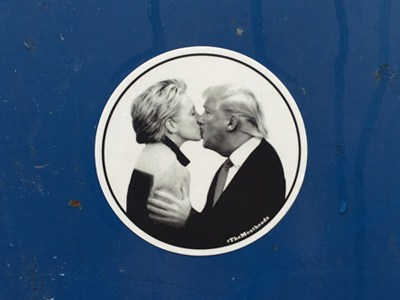 Uncomfortable clinton donald trump elections 2016 hillary kiss kissing politics trump