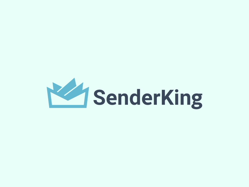 SenderKing - Brand branding king logo senderking symbol