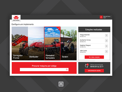 Tractor Price Tablet App price red search shadow tablet tractor ui uiux