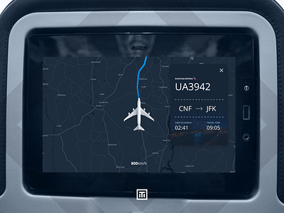 Airplane Infotainment Concept