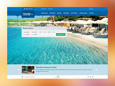 Palmalife Resort Hotel Web Site
